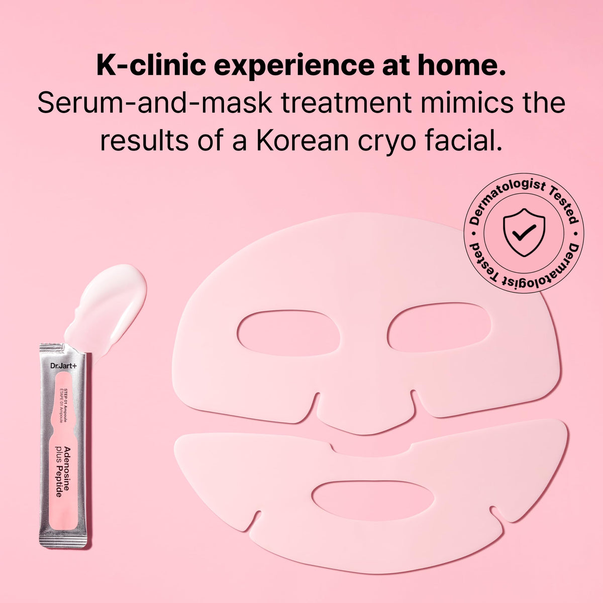 Dr.Jart+ Cryo Rubber Firming Cooling Face Mask step 2 rubber mask