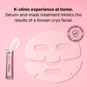 Dr.Jart+ Cryo Rubber Firming Cooling Face Mask step 2 rubber mask