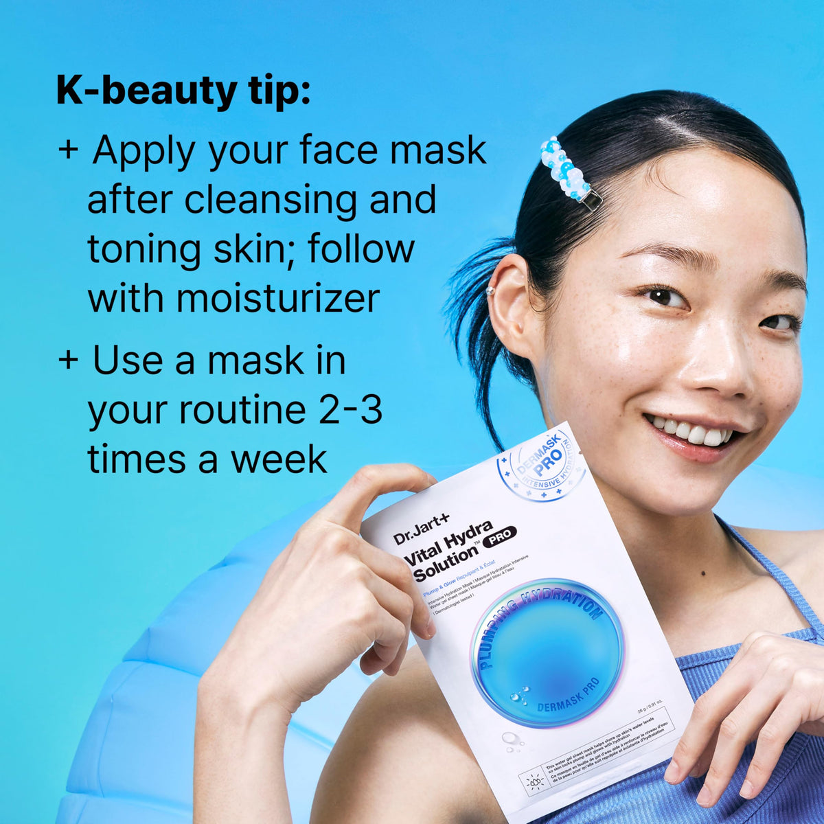 Dr.Jart+ Dermask Vital Hydra Solution Glow Face Mask ingredients list