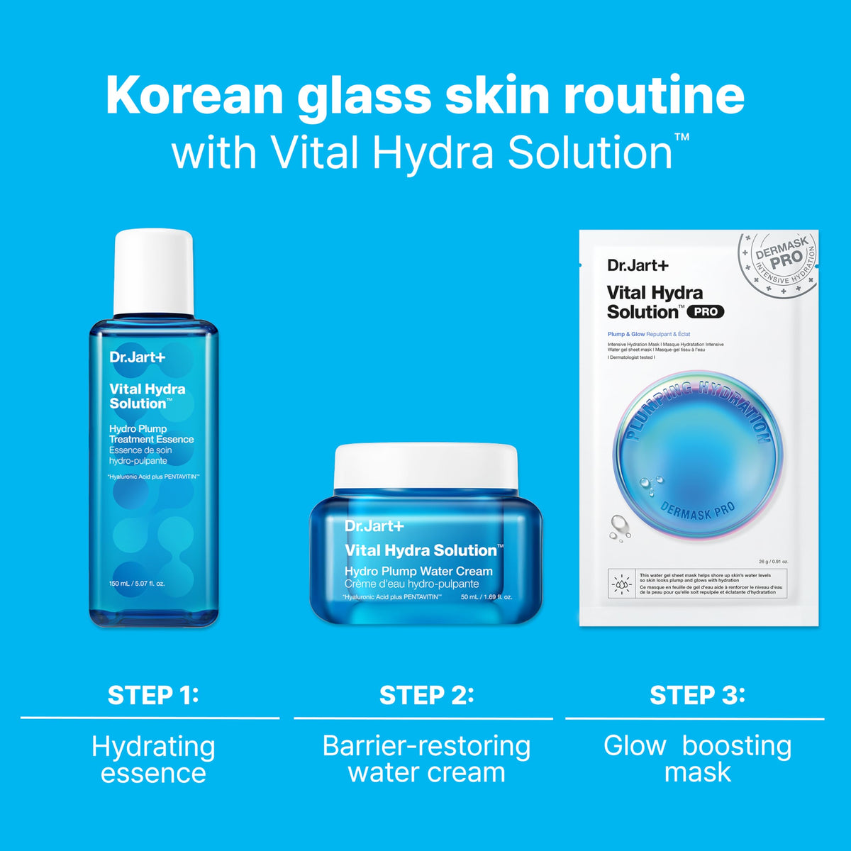 Dr.Jart+ Dermask Vital Hydra Solution Glow Face Mask lifestyle use