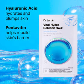 Dr.Jart+ Dermask Vital Hydra Solution Glow Face Mask packaging details