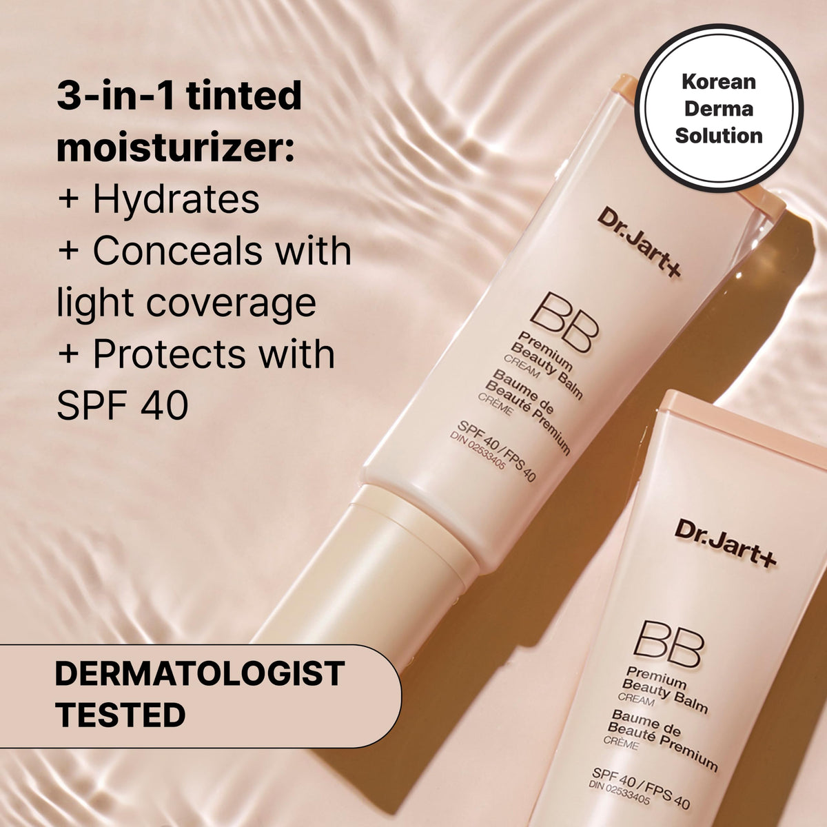 Dr.Jart+ Premium BB Cream Tinted Moisturizer shade selection