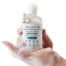 DR. LIFT Antibacterial Body Wash 8 Oz back view