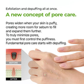 Dr.Melaxin Cactox Exfoliating Peel Shot Serum texture close-up