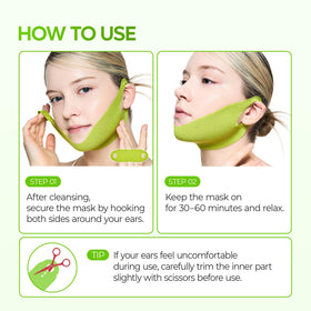 Dr.Melaxin CACTOX V-Lifting Mewing Band with ingredients displayed