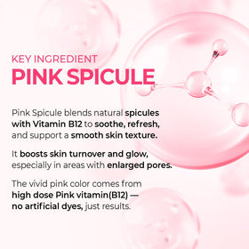 Dr.Melaxin Cyano Pink Spicule Serum in lifestyle setting on vanity
