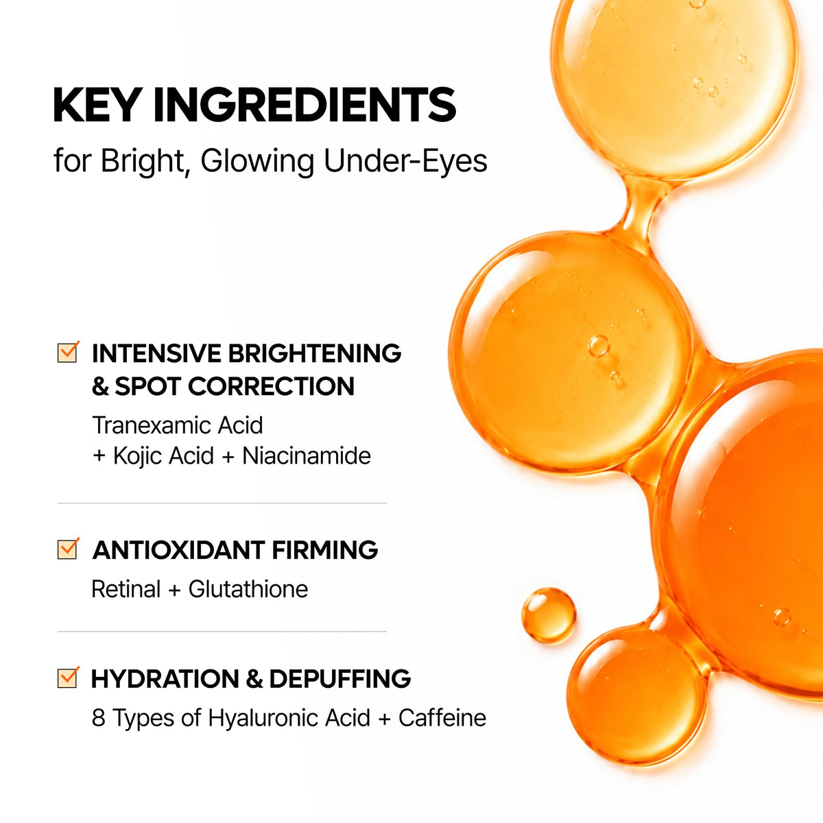 Dr.Melaxin Kojic Acid Retinal Eye Patch showing multiple patches