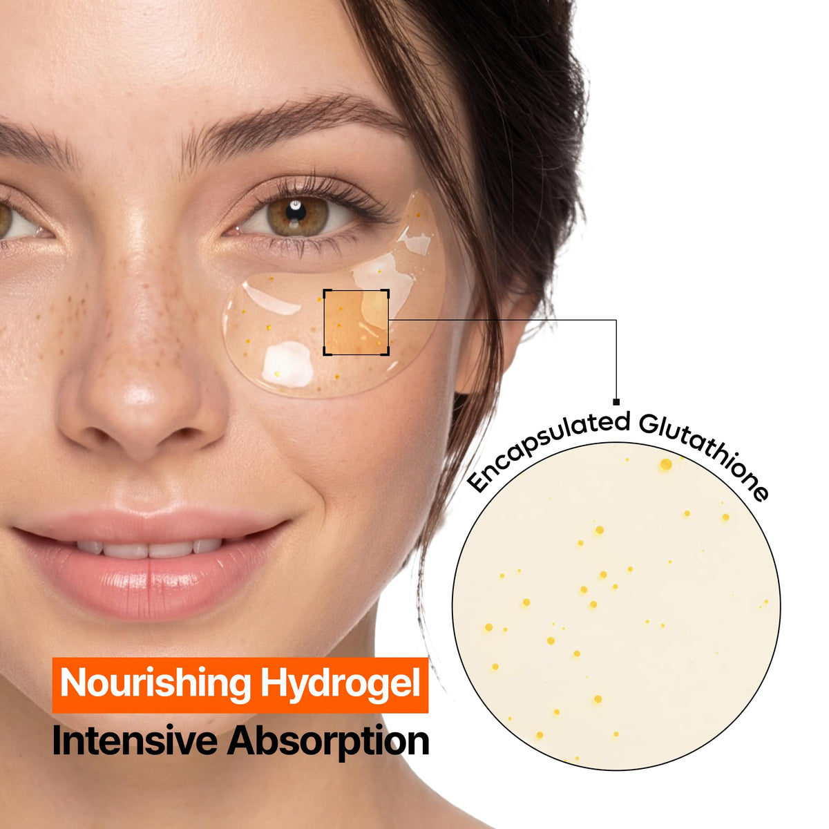 Dr.Melaxin Kojic Acid Retinal Eye Patch with a serene background