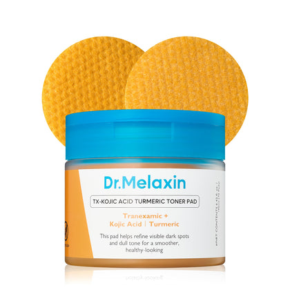 Dr.Melaxin Kojic Acid Turmeric Toner Pads front view
