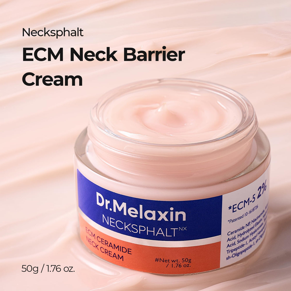 Dr.Melaxin Necksphalt Firming Cream packaging side view