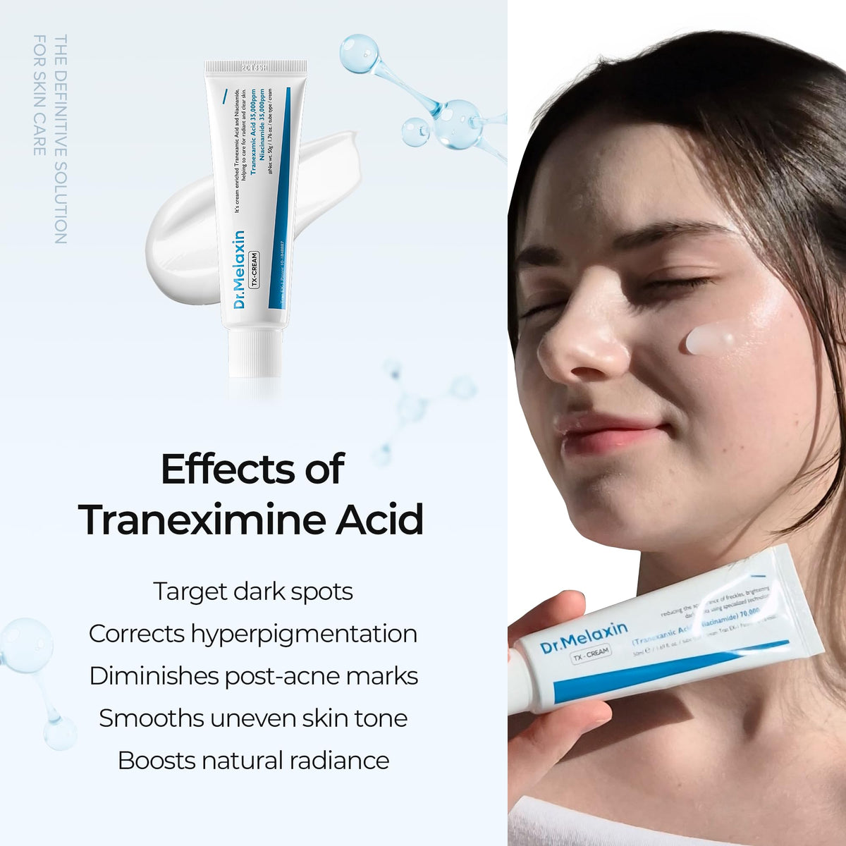 Dr.Melaxin TX Tranexamic Acid Cream 50ml packaging