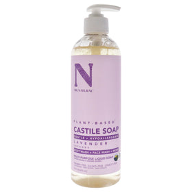 Dr. Natural Castile Liquid Soap Lavender 16 oz front view