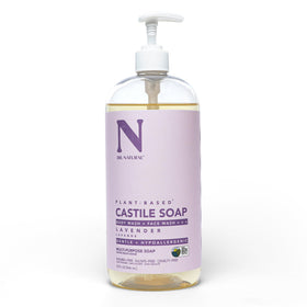 Dr. Natural Castile Liquid Soap Lavender 32 oz front view