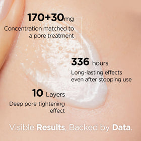 Dr.nineteen PoreXsome CollaBooster Poreshot Cream texture on hand