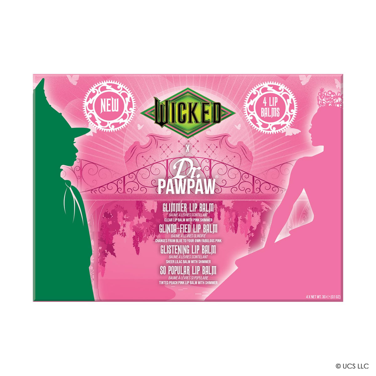 Dr. PAWPAW Glinda Wicked Balm Collection packaging