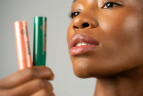 Dr. PAWPAW lip balm duo with natural ingredients displayed