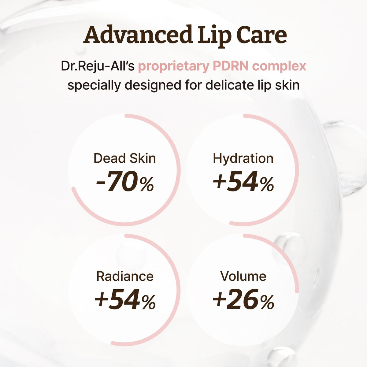 Dr.Reju-All Advanced PDRN Lip Serum on a wooden table
