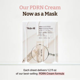 Dr.Reju-All Advanced PDRN Rejuvenating Mask application on skin