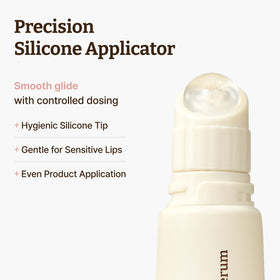 Dr.Reju-All lip serum texture on a fingertip