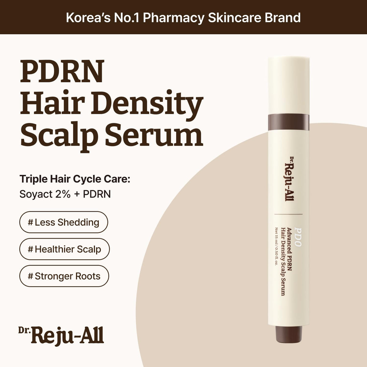 Dr.Reju-All scalp serum with metal ball applicator
