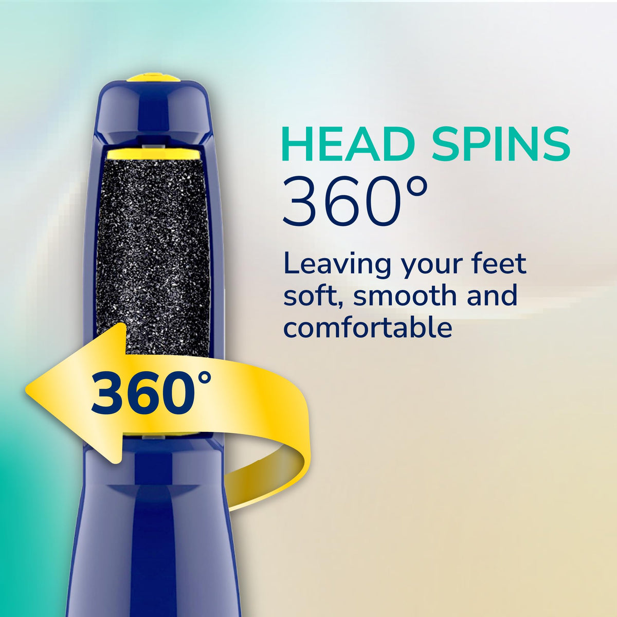 Dr. Scholl's Callus Remover Electronic Foot File in travel case