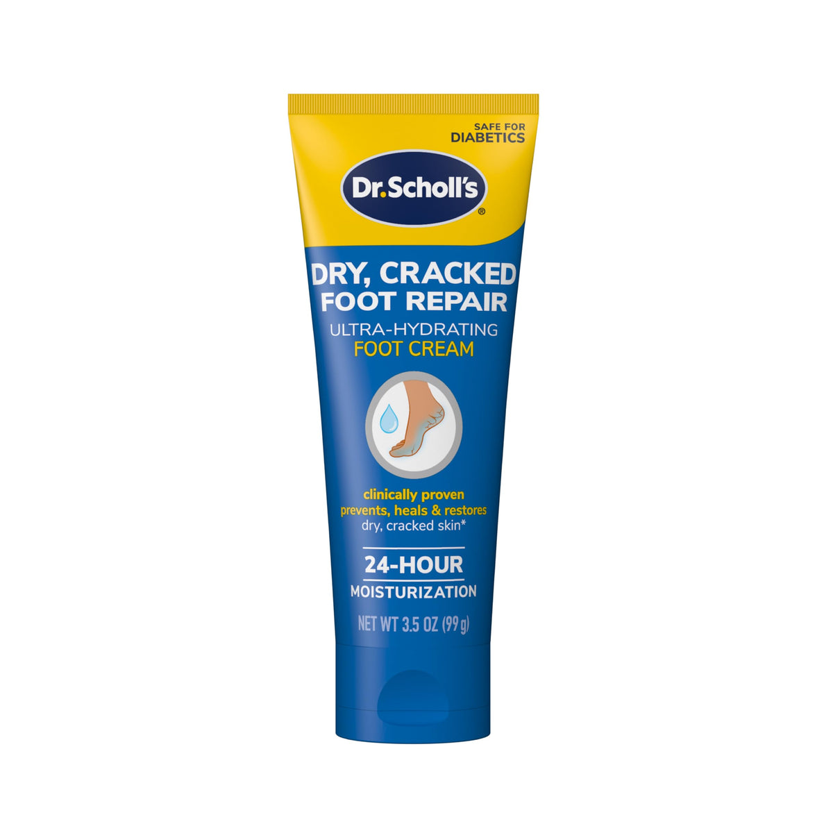 Dr. Scholl's Dry, Cracked Foot Repair Cream 3.5 oz front view