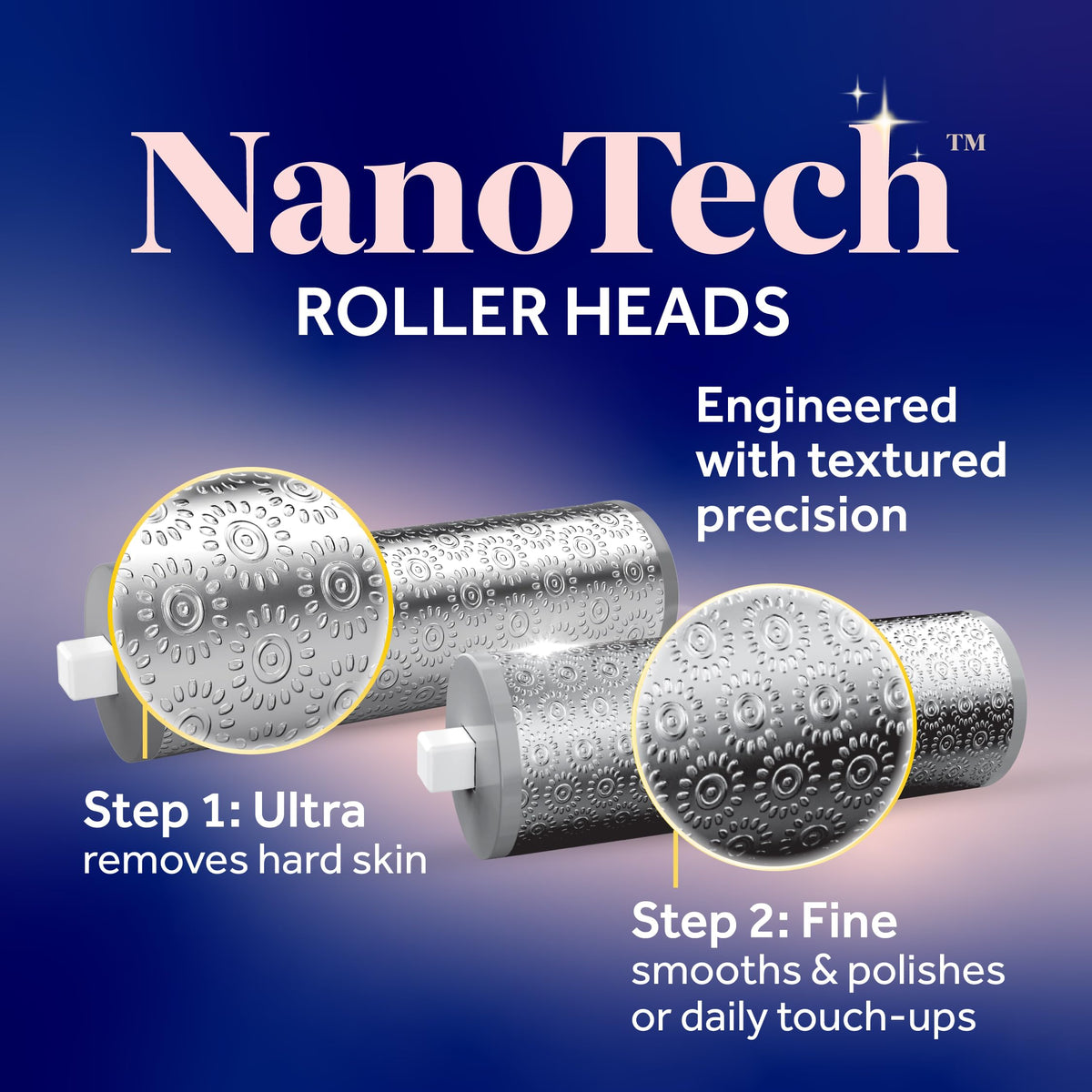 Dr. Scholl's Pedi Perfect Electric Foot File showing LED battery indicator