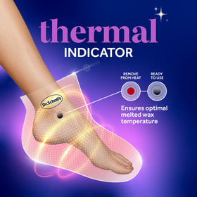 Dr. Scholl's Pedi Perfect Warming Paraffin Foot Mask ingredients display