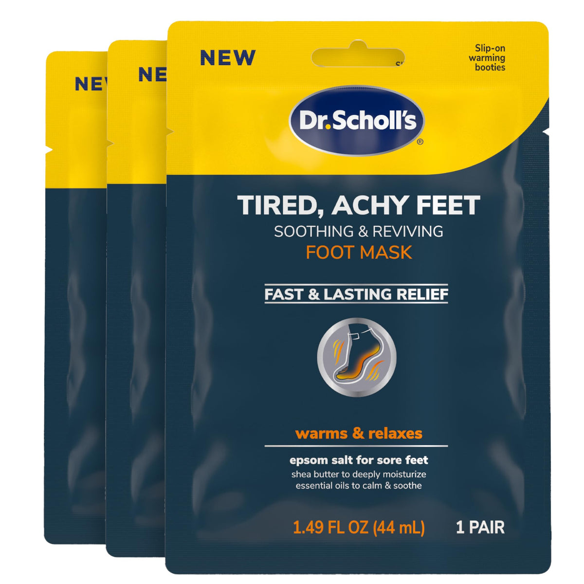 Dr. Scholl's Tired, Achy Feet Foot Mask front view