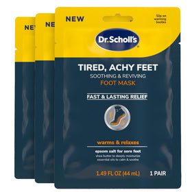 Dr. Scholl's Tired, Achy Feet Foot Mask front view