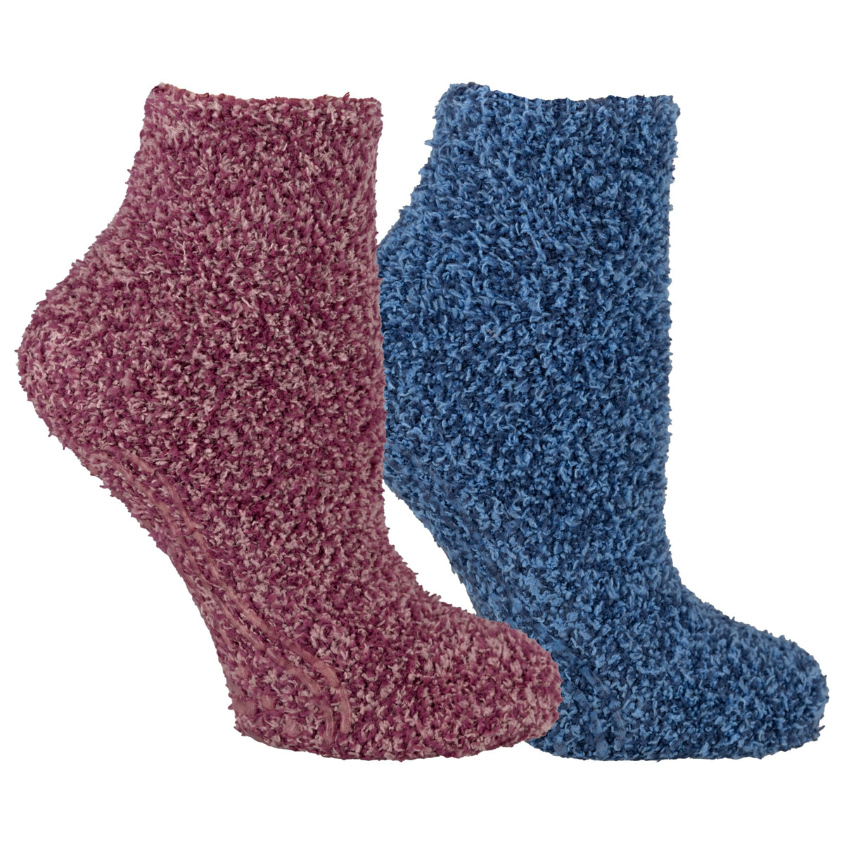 Dr. Scholl's Women's Lavender Spa Socks front view, pink
