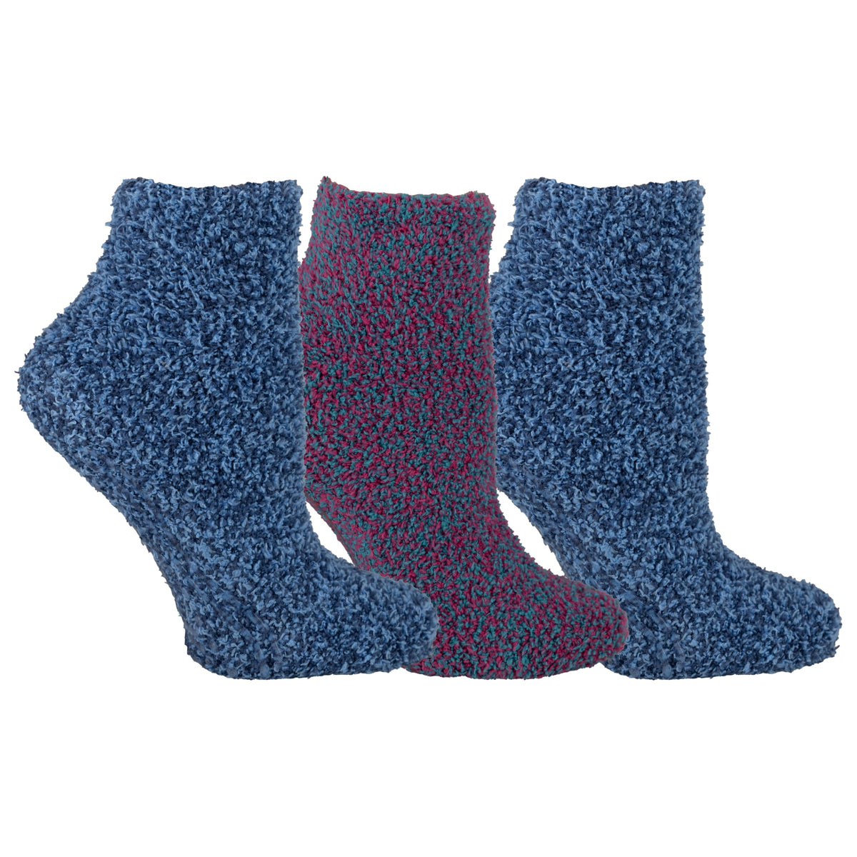 Dr. Scholl's Women's Soothing Spa Socks in lavender and pink front view