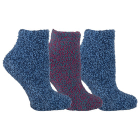 Dr. Scholl's Women's Soothing Spa Socks in lavender and pink front view