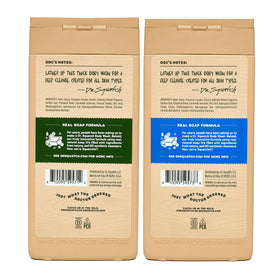 Dr. Squatch Body Wash ingredients list close-up