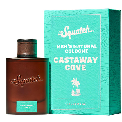 Dr. Squatch Castaway Cove Cologne front view 1.7 fl oz