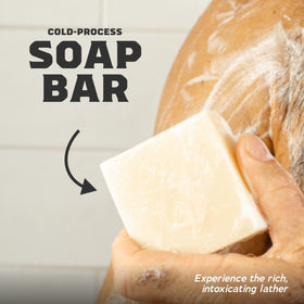 Dr. Squatch Cedar Citrus bar soap with packaging