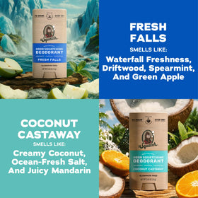 Dr. Squatch deodorant Coconut Castaway scent close-up