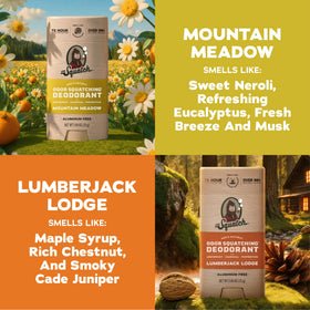 Dr. Squatch deodorant in Mountain Meadow scent