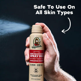Dr. Squatch deodorant packaging details