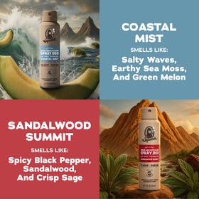 Dr. Squatch deodorant spray can side view