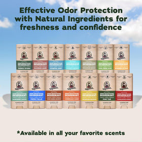 Dr. Squatch deodorant stick in Sandalwood Summit scent