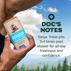 Dr. Squatch deodorant with citrus fruits and sea elements