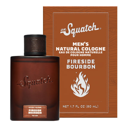 Dr. Squatch Fireside Bourbon Cologne front view 1.7 fl oz