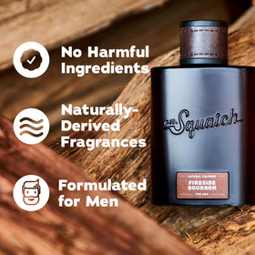 Dr. Squatch Fireside Bourbon Cologne lifestyle scene