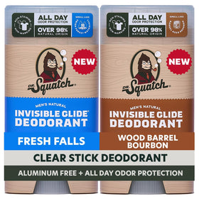 Dr. Squatch Invisible Glide Deodorant front view packaging