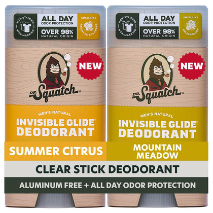 Dr. Squatch Invisible Glide Deodorant Summer Citrus front view
