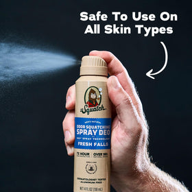 Dr. Squatch Men's Deodorant Fresh Falls scent close-up