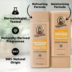 Dr. Squatch Men's Natural Conditioner close-up with nourishing ingredients