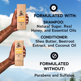 Dr. Squatch Men's Natural Shampoo and Conditioner Set with natural ingredients