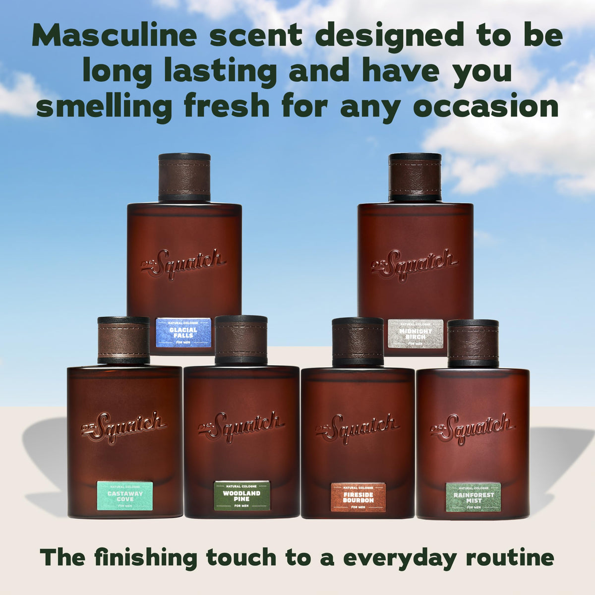 Dr. Squatch Midnight Birch Cologne sprayer demonstration
